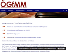 Tablet Screenshot of oegfmm.at